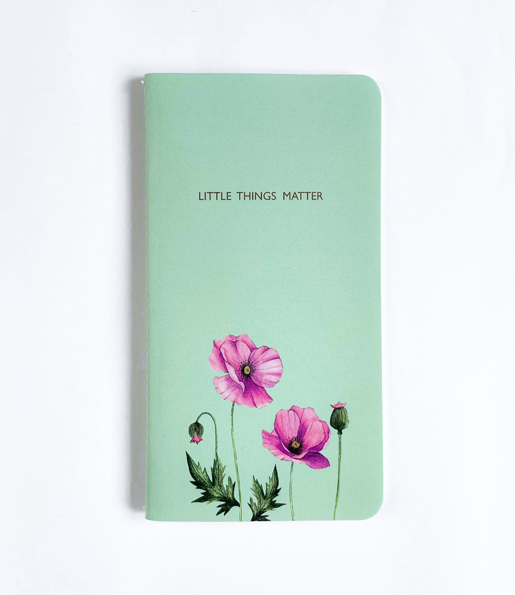 Pocket Diary - Poppy Blooms