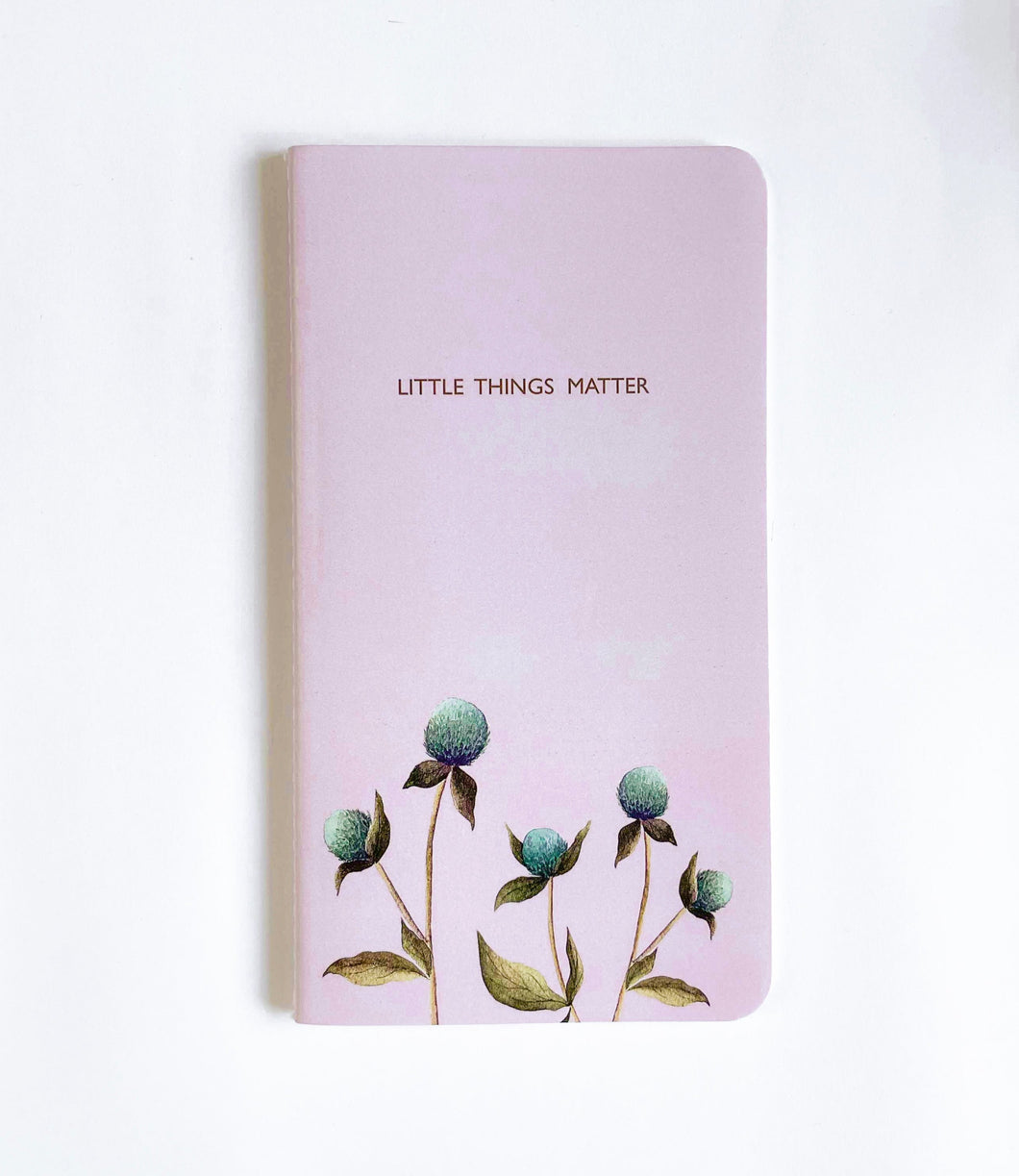 Pocket Diary - Gomphrena Blooms